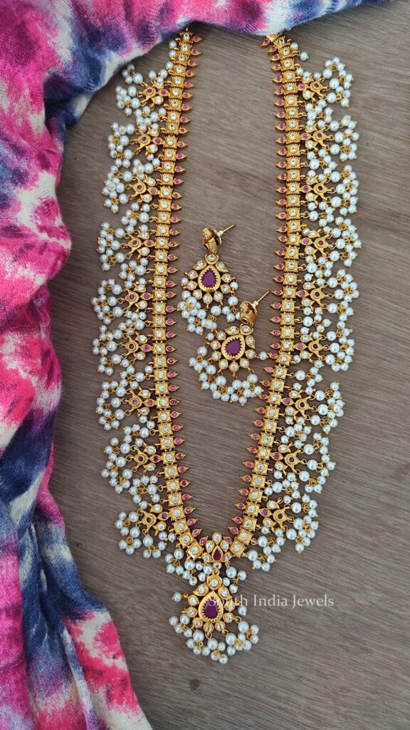 hidden treasures available in select antique boutiques and jewellery houses. classic guttapusalu haram